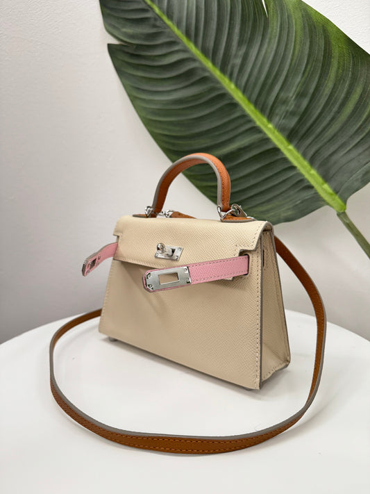 Mini hermy beige 19cm