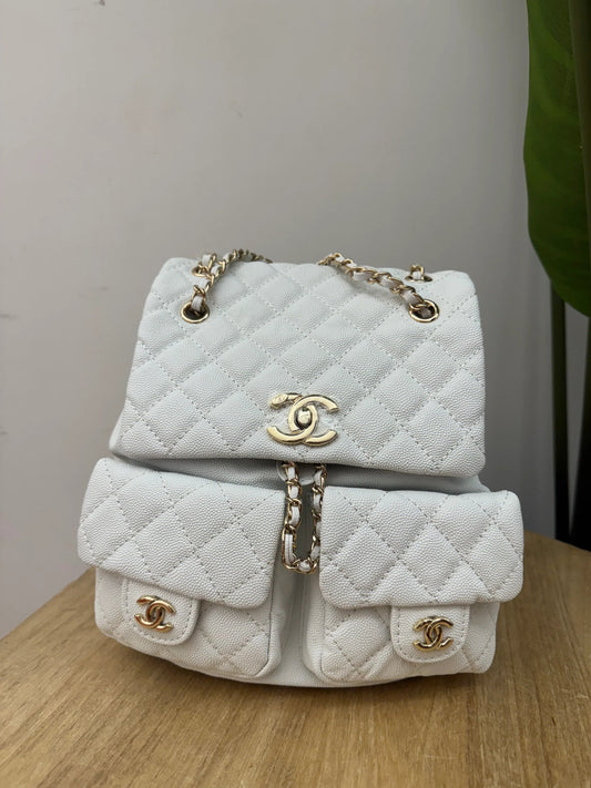 Mini zaino chany white