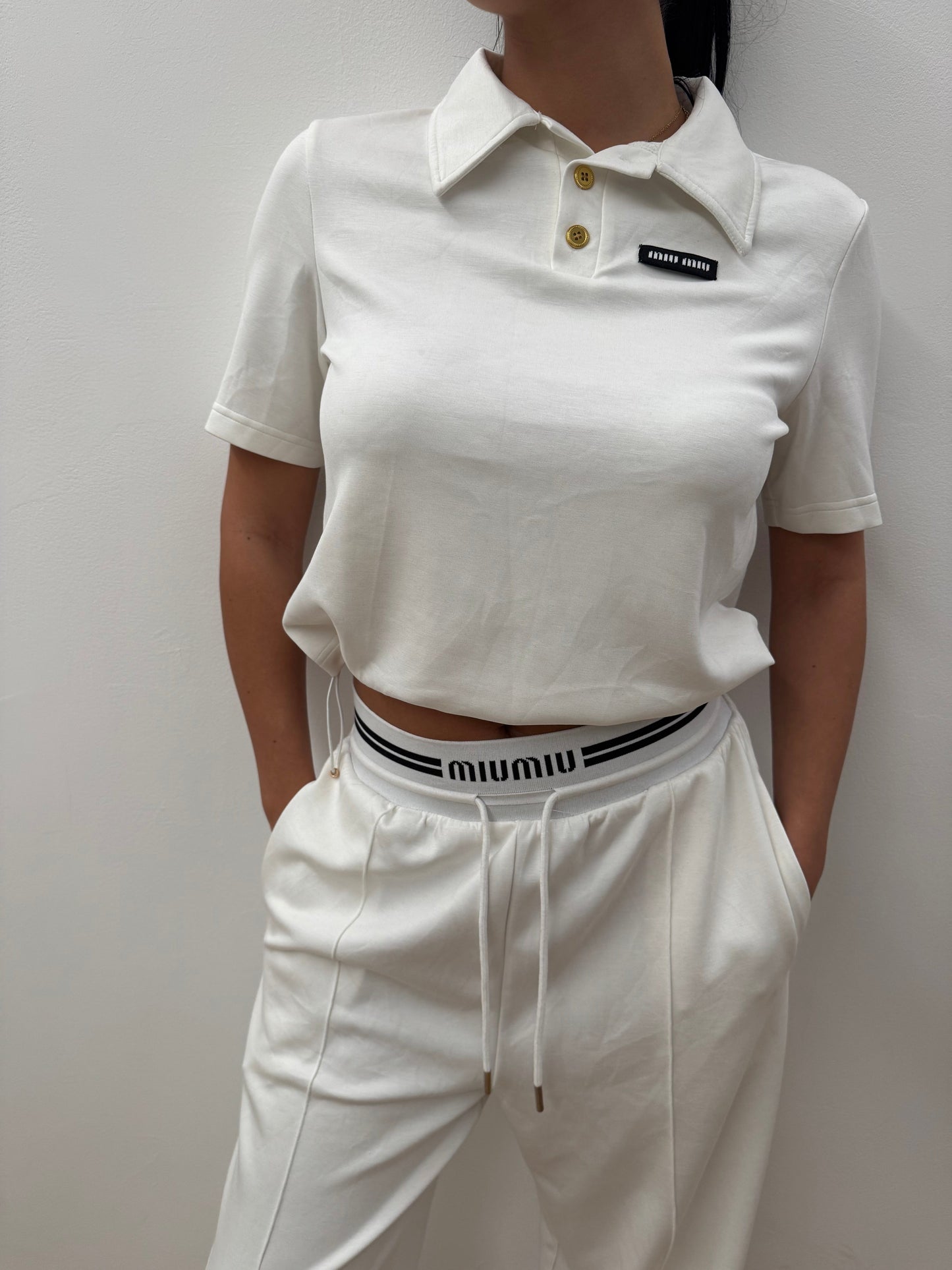 Tuta polo white