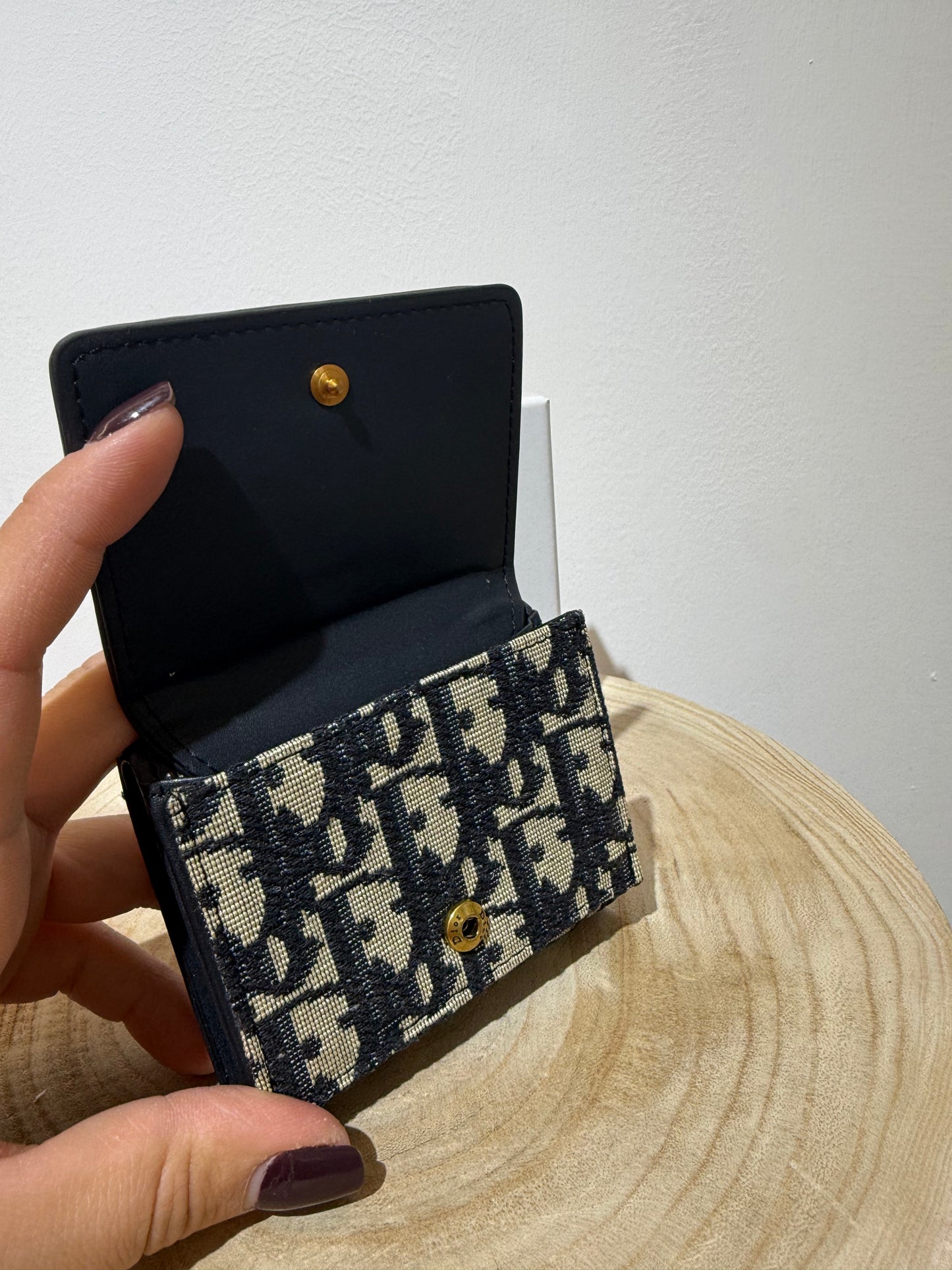 Mini portafoglio D08 blu