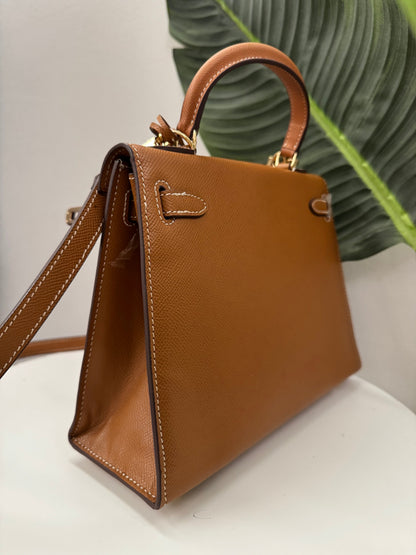 Borsa hermy cuoio 25cm