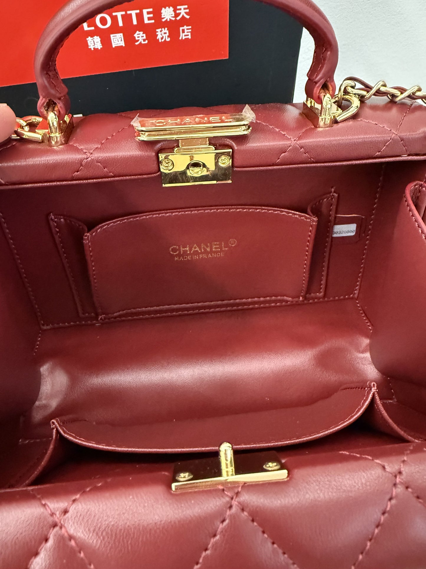 Borsa coco bordeaux