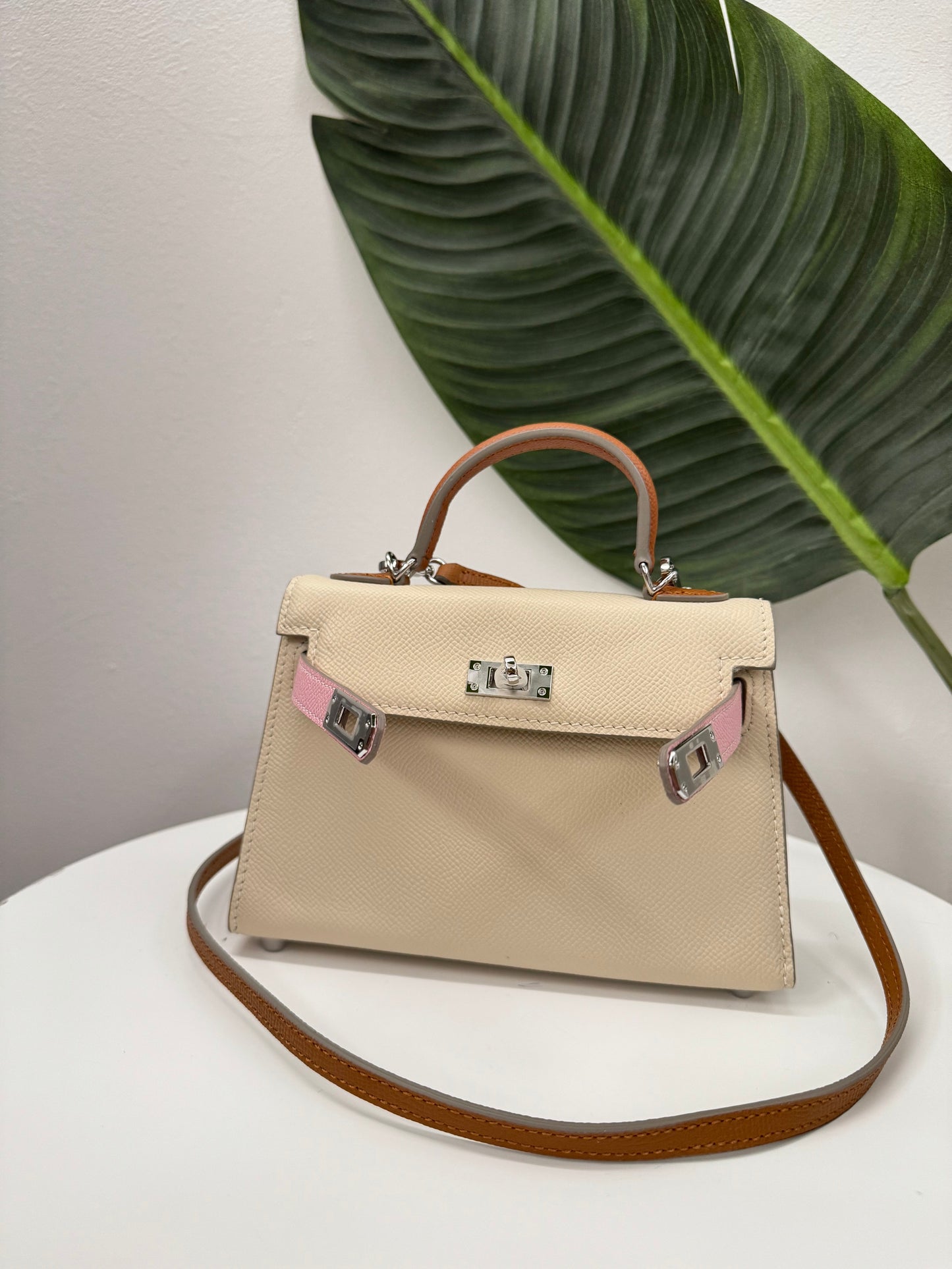 Mini hermy beige 19cm